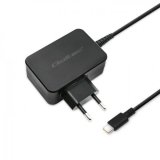 Qoltec 51024 oplader til mobil enhed Universel Sort Vekselstrm Hurtig opladning Indendrs #1