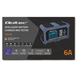 Qoltec 52488 Intelligent mikroprocessorbaseret oplader med batteritester og reparationsfunktion 12V | 6A | LCD | Batterioplader til AGM LiFePO4 GEL batterier #10