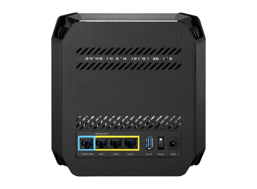 ASUS ROG Rapture GT6 AX10000 AiMesh 1 Pack Tri-band (2,4 GHz / 5 GHz / 5 GHz) Wi-Fi 6 (802.11ax) Sort 4 Intern #7
