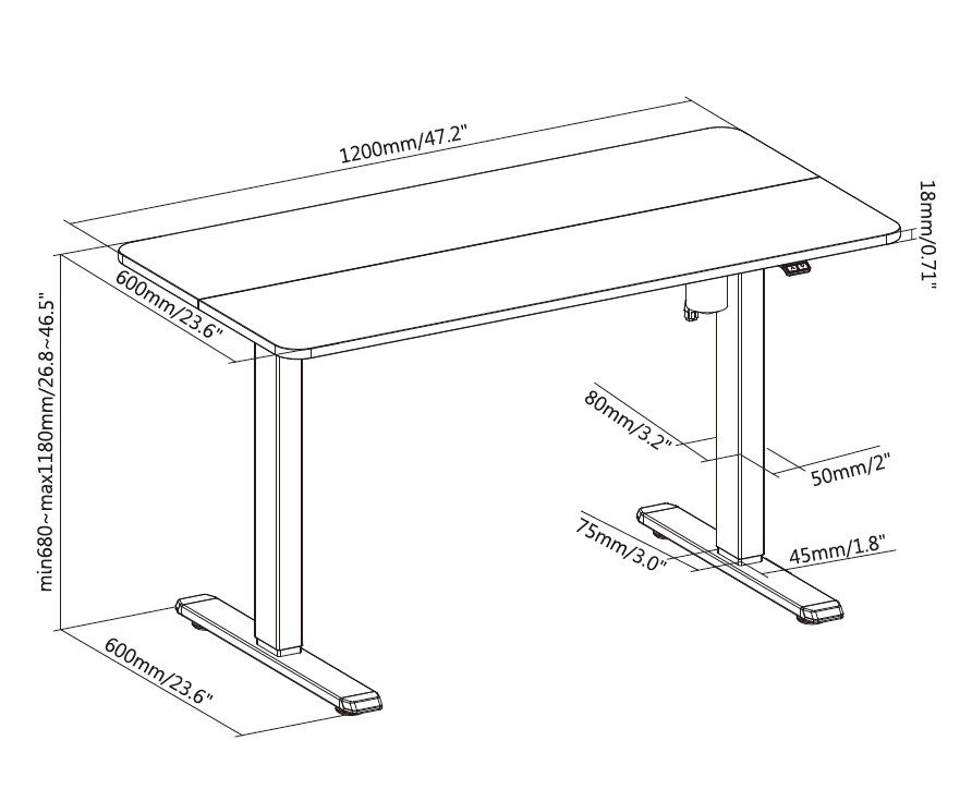 Equip 650812 computerbord Sort #9