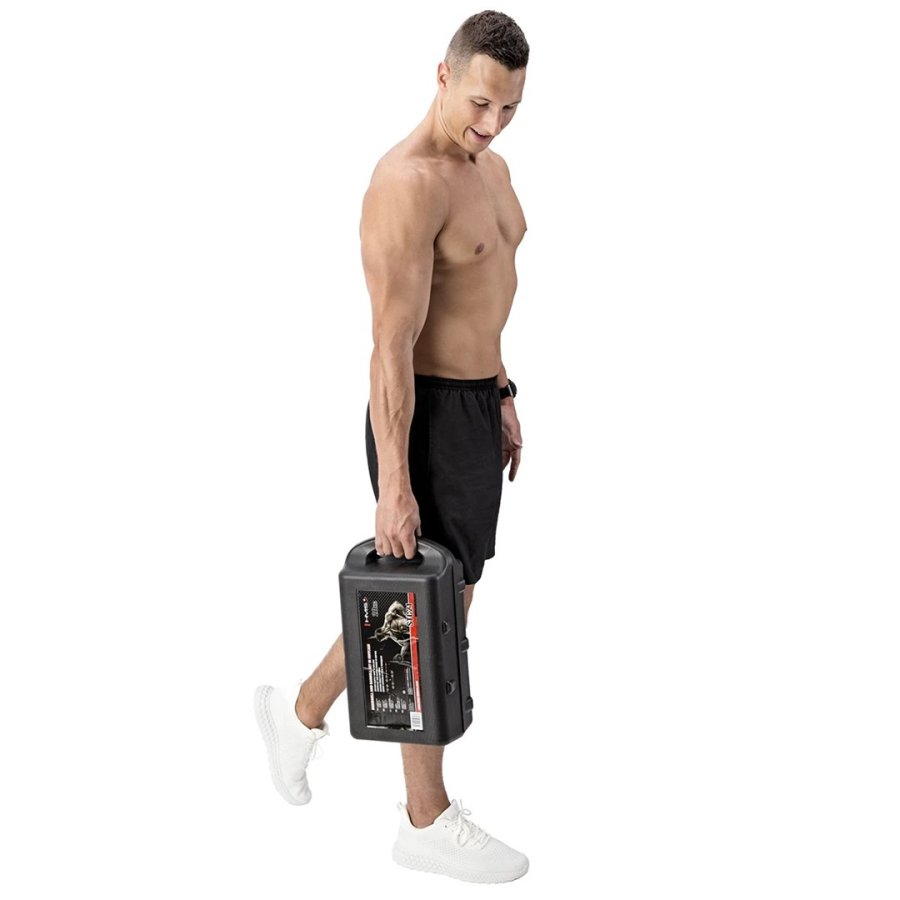 Farvede vgtstnger med vgtstangsfunktion i etui HMS SKC20 2 x 10 kg #51
