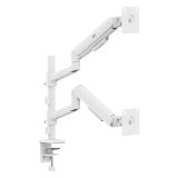 Ergo Office-holder/oph�ng til 2 sk�rme, gasfjeder, 17