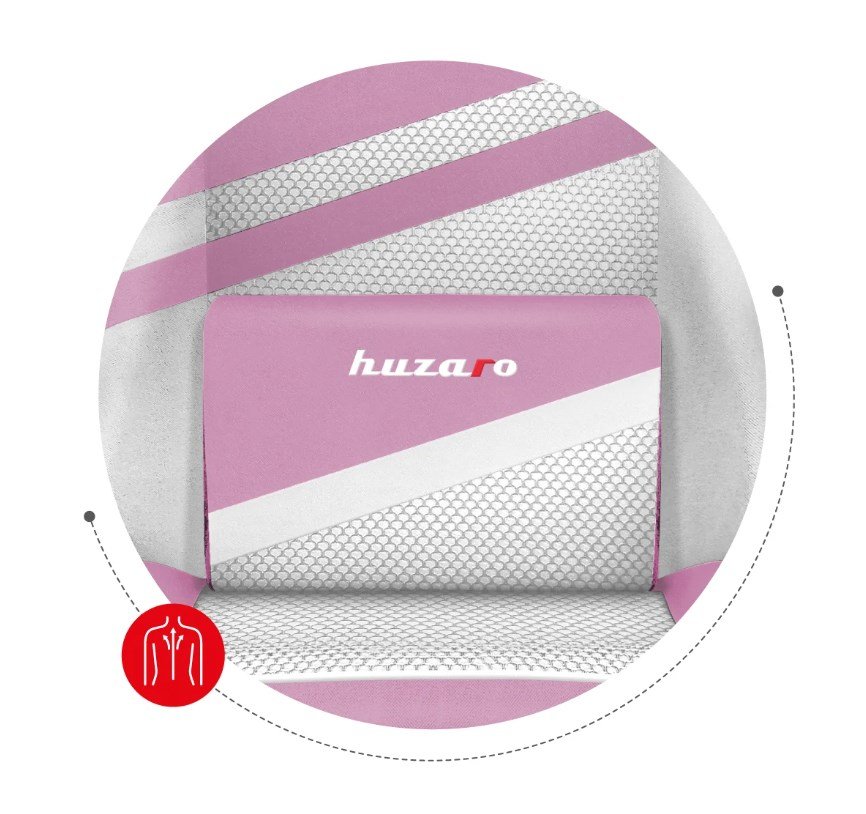 Huzaro Force 4.4 Pink Mesh gaming-stol #13