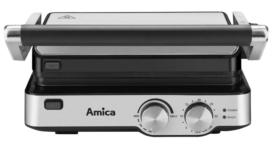 Amica GK4011 barbecue & grill Bordplade Elektrisk Sort, Rustfrit stl 2000 W #4