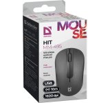 DEFENDER HIT MUS MM-495 RF OPTIC BLACK 1600dpi 3P #5