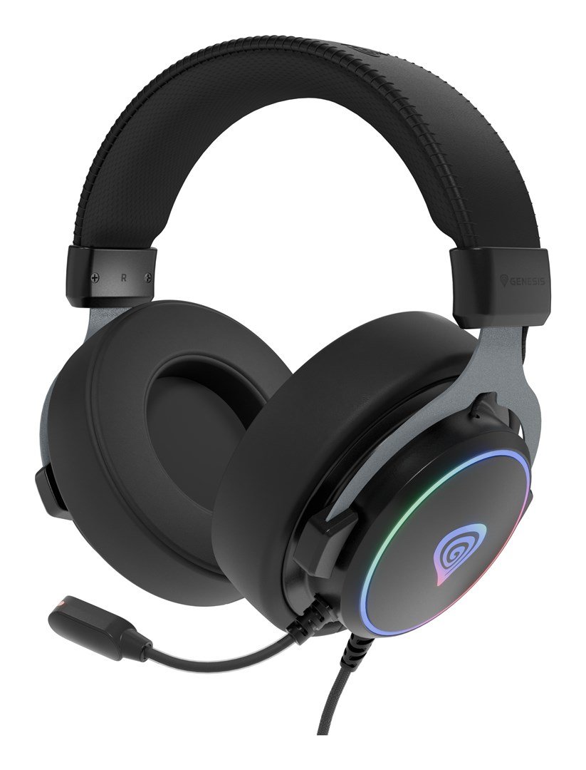 GENESIS Neon 764 Headset Ledningsfrt Spil USB Type-A Sort #1