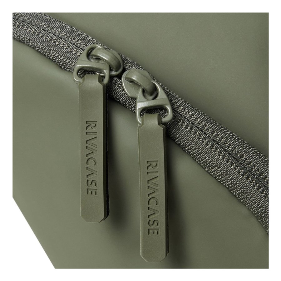 Rivacase Eden rygs�k Rejserygs�k Oliven PU-l�der, Polyester, Genanvendt polyethylenterephthalat (rPET) #16
