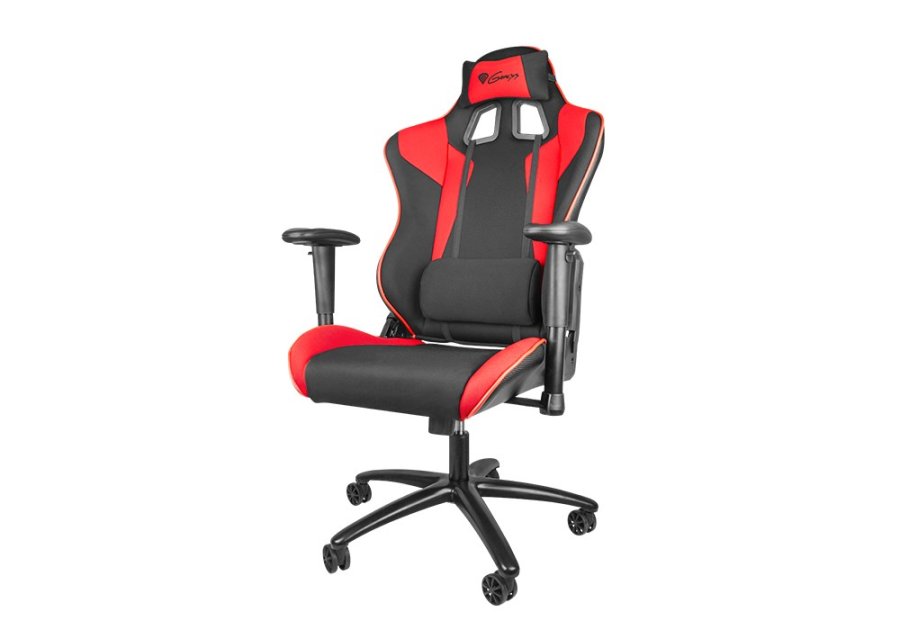 GENESIS SX77 PC gamingstol Polstret sde Sort, Rd #1