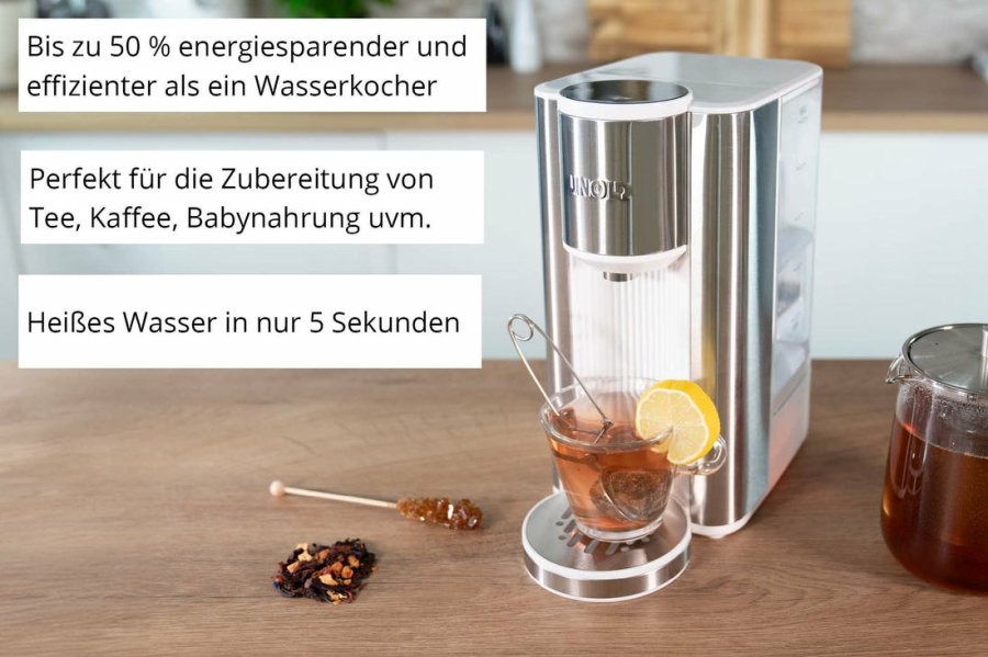 Unold Ava elkedel 2,5 L 2600 W Slv, Hvid #2