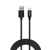 Savio CL-129 USB-kabel 2 m USB 2.0 USB A USB C Sort #1