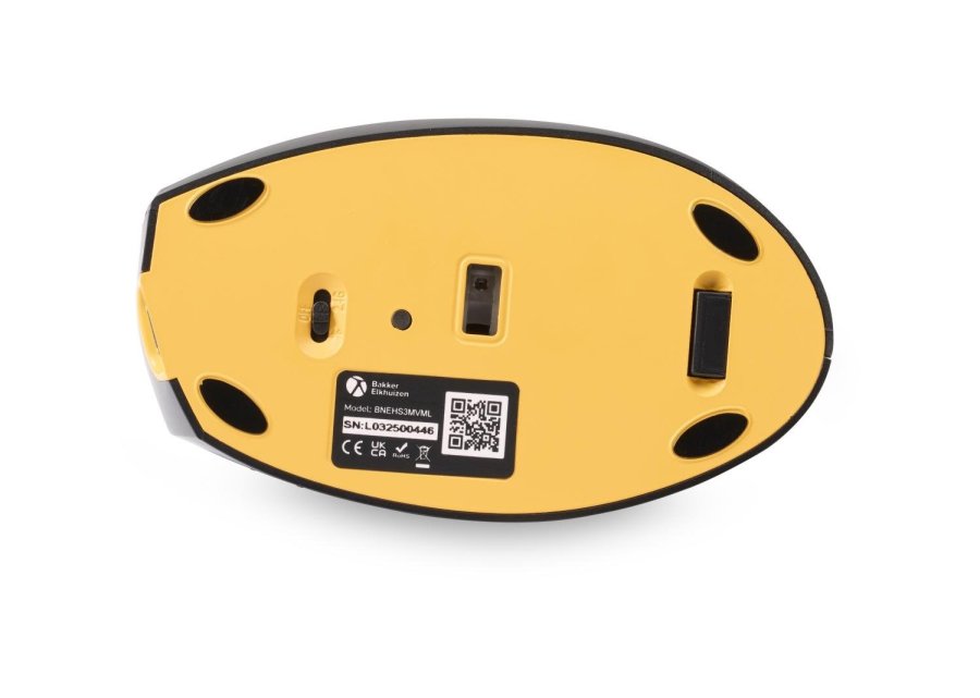 BakkerElkhuizen Handshake mus Kontor Venstre h�nd RF Wireless + Bluetooth + USB Type-C Optisk 6400 dpi #3