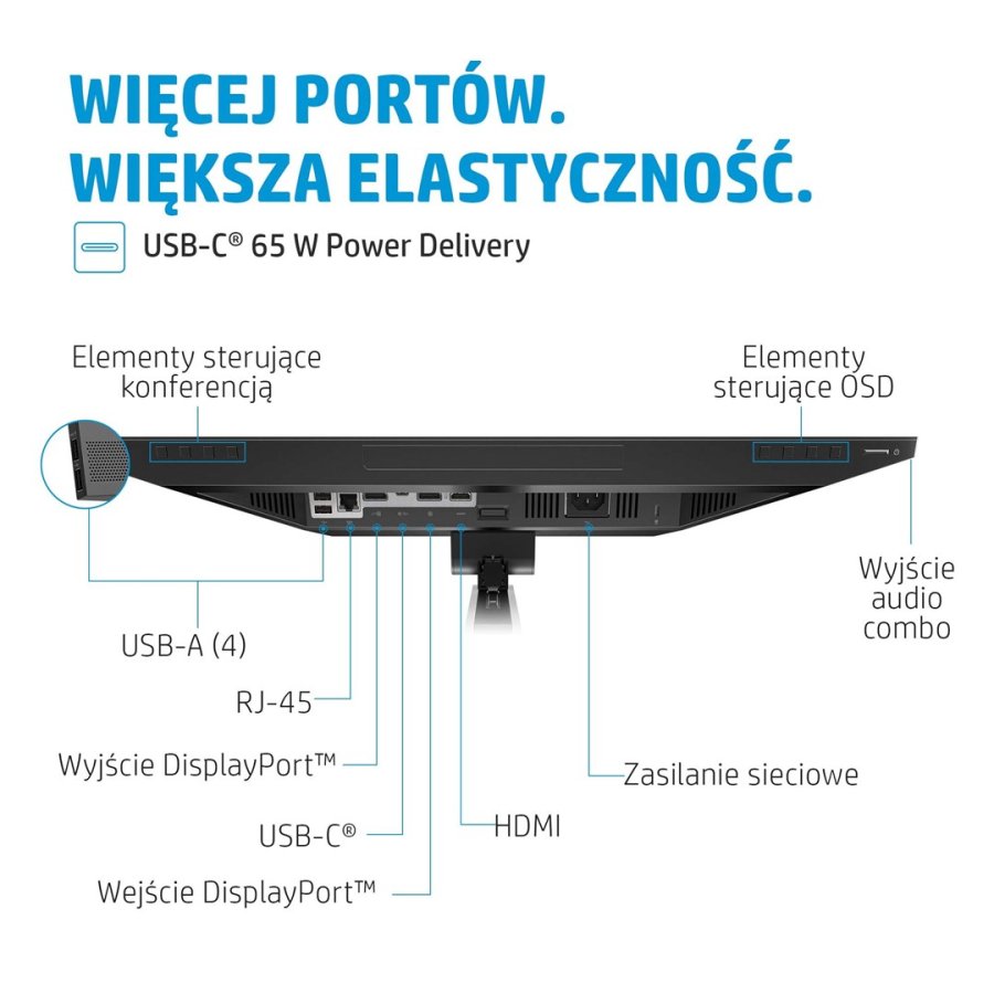 HP E24m G4 FHD USB-C Conferencing Monitor #3