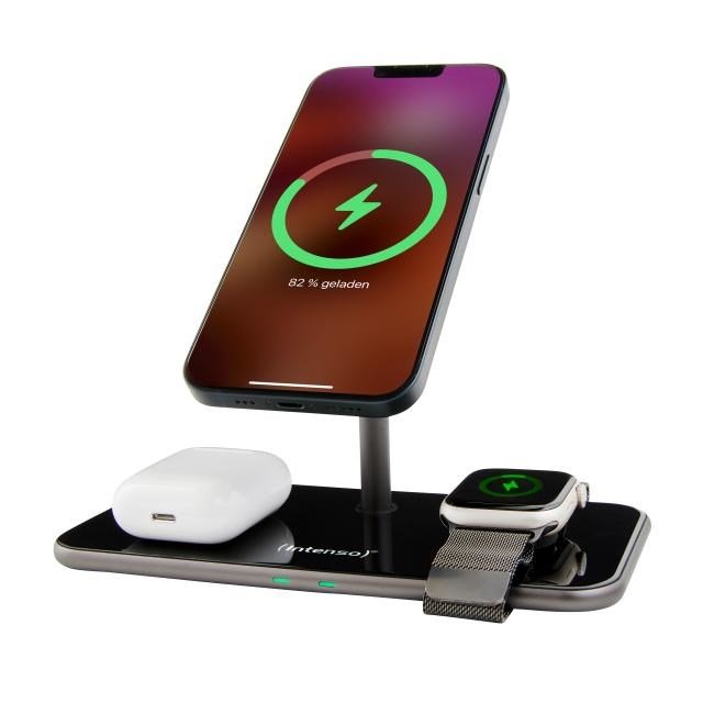 Intenso MB13 Hovedtelefoner, Smartphone, SmartWatch Sort USB Trdls opladning Hurtig opladning Indendrs #3