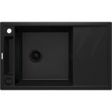 DEANTE BLACK NERO MATT MAGNETISK 1-KUMME GRANITVASK MED AFLB #1