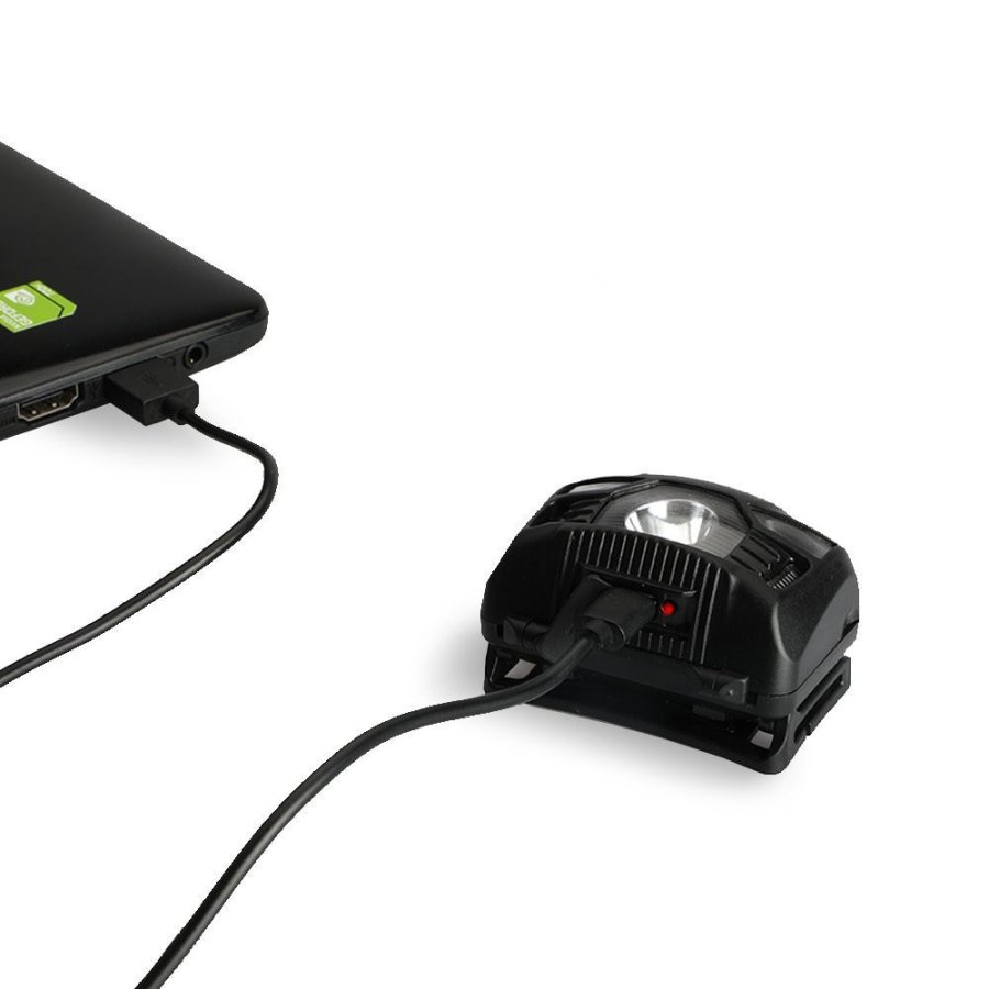 Montis Akumulatorowa latarka nagowna z sensorem MT001 Sort Hovedb�nd lommelygte LED #8