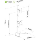 Techly ICA-LCD 2520V skrmbeslag og -stativer 68,6 cm (27