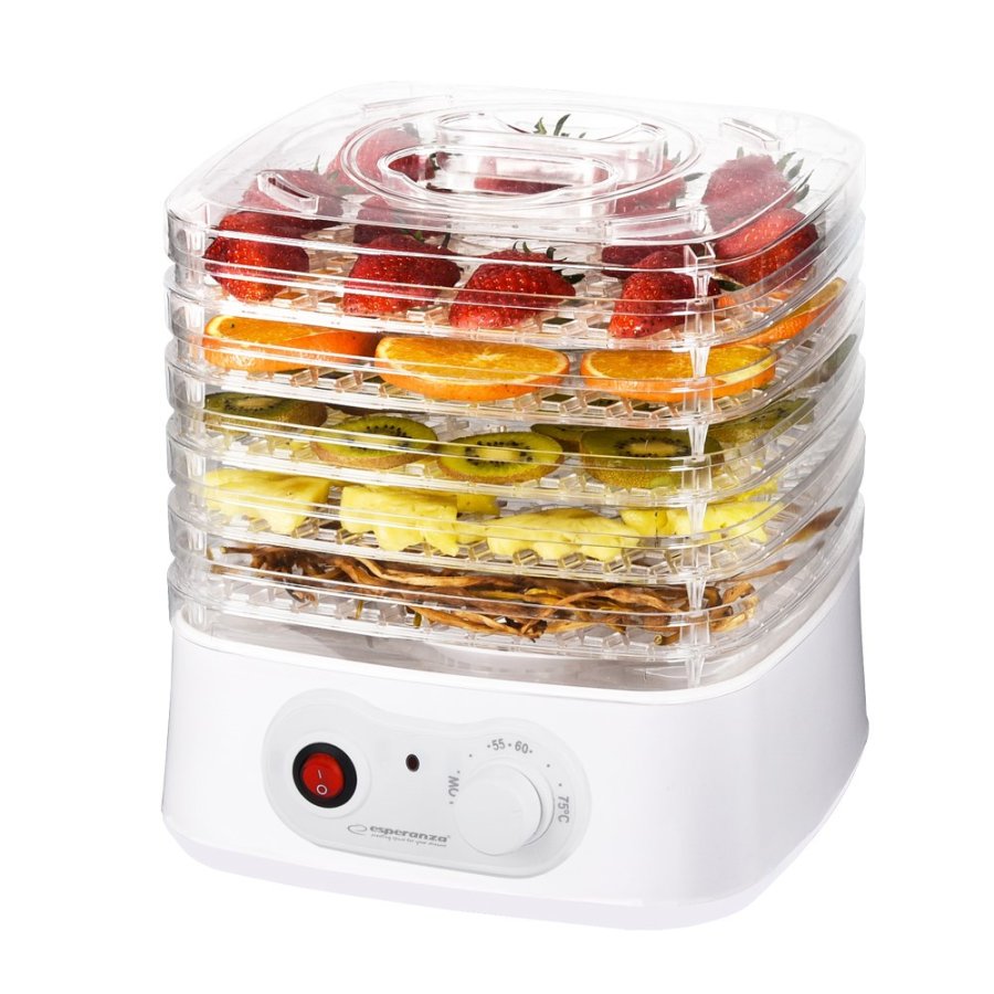 Esperanza EKD004 hydreringsmaskine til mad, Transparent, Hvid 250 W #1