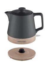Concept RK0062 elkedel 1 L 1200 W Anthracit, Tr� #4