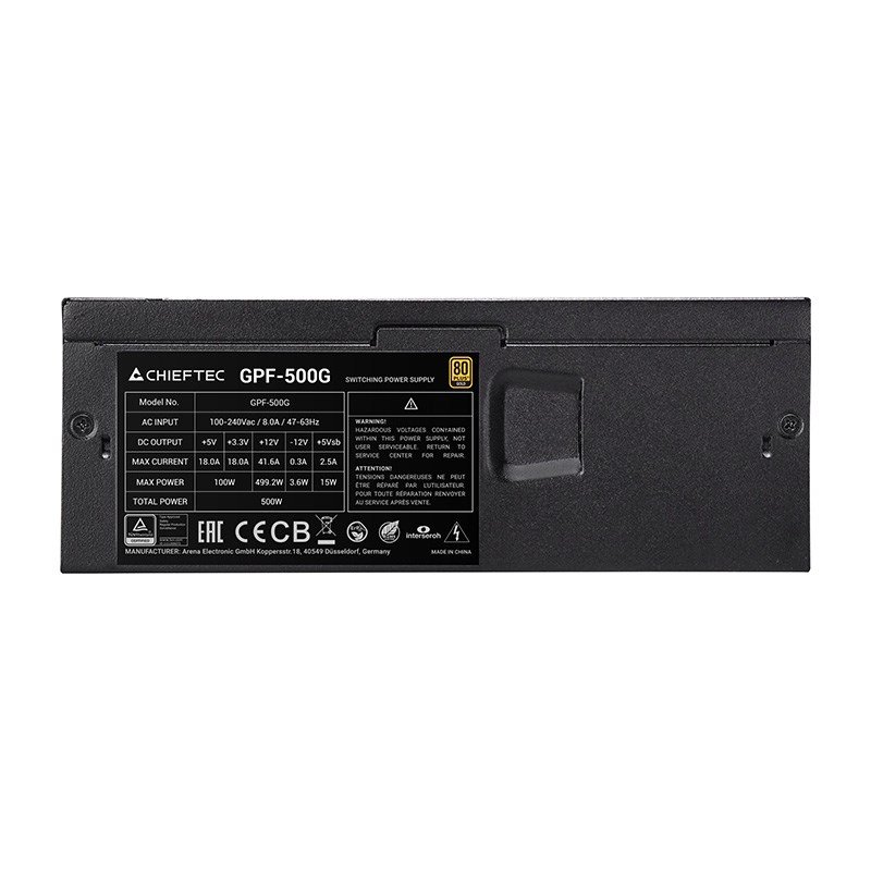 Chieftec Smart GPF-500G enhed til str�mforsyning 500 W 24-pin ATX TFX Sort #4