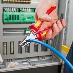 Knipex 97 78 180 T kabelklipper Kombinationsvrktj Rd, Gul #3
