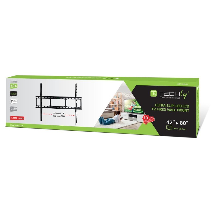 Techly ICA-PLB 860 tv-beslag 2,03 m (80