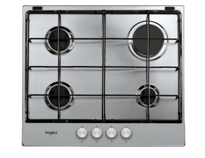 Whirlpool TGML 650 IX kogeplade S�lv Indbygget Gaskomfur 4 zone(s) #1