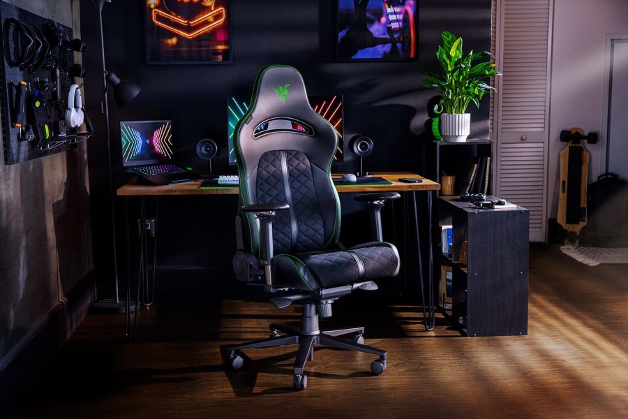Razer Enki PC gamingstol Polstret sde Sort #4