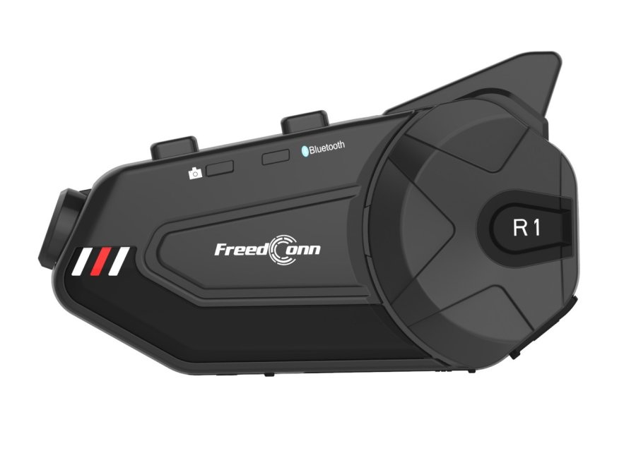 Intercom til motorcykler FREEDCONN R1 PLUS E Sort #1