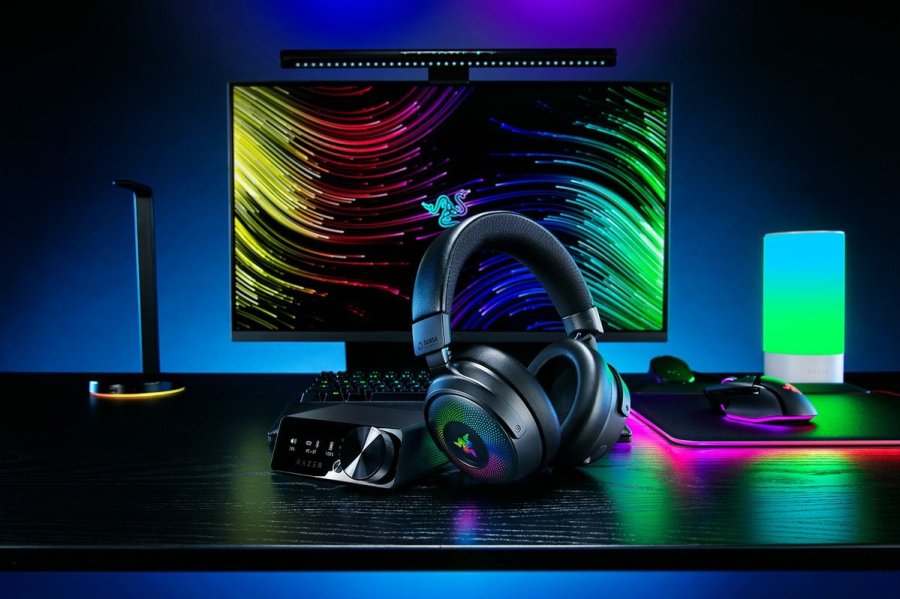 Razer Kraken V4 Pro Headset Kabel & trdls Spil USB Type-A Bluetooth Sort #7