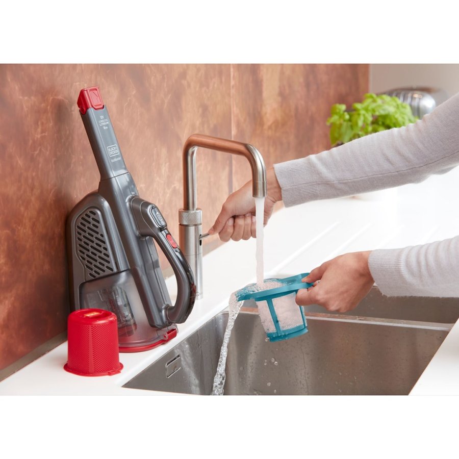 Black & Decker BHHV315J-QW hndholdt stvsuger Sort, Rd Posels #73