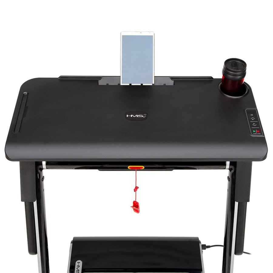 Elektrisk lbebnd med skrivebord HMS LOOP12 MULTI 1-12 km/t, gr #39