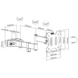 Techly ICA-LCD 110BK tv-beslag 81,3 cm (32