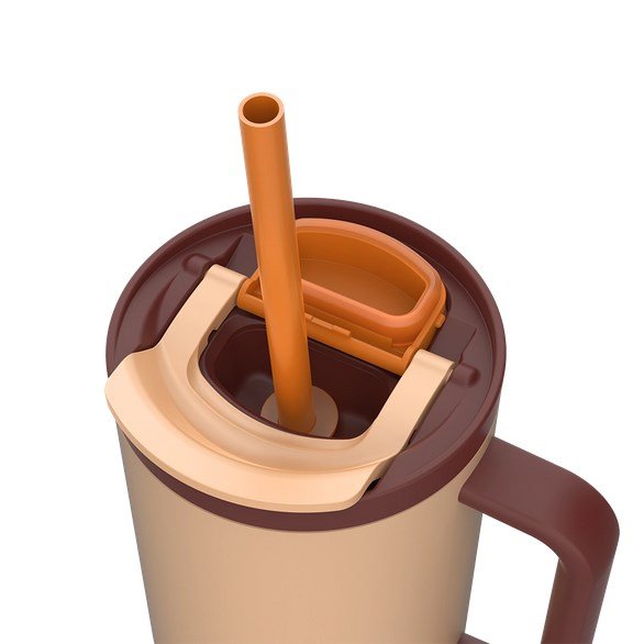 Termokrus med teleskopsugerr Kambukka Rio Tumbler 950 ml Almond Dream #5