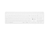 Natec Tang US tr�dl�st tastatur BT + 2,4 GHz lydsvagt Slim hvidt #1