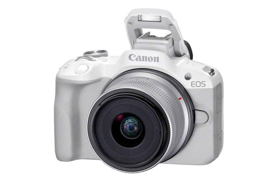 Canon EOS R50, White + RF-S 18-45mm F4.5-6.3 IS STM Kit MILC 24,2 MP CMOS 6000 x 4000 pixel Hvid #6