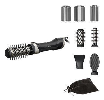 Rowenta Brush Activ UB9540F0 h�rstyler Varmluftsb�rste Varm Sort, S�lv 1000 W #1
