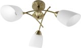 Activejet Klassisk loft lysekrone vedhng lampe NIKITA Patina triple 3xE27 til stuen #2