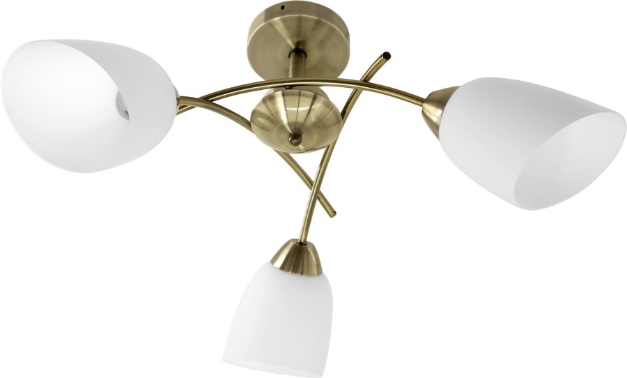 Activejet Klassisk loft lysekrone vedhng lampe NIKITA Patina triple 3xE27 til stuen #2