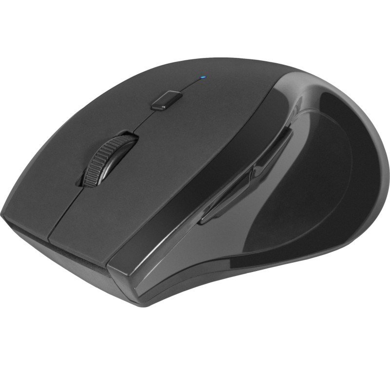 FORSVARSMUS ACCURA MM-295 RF SORT OPTISK 1600DPI 6P #3