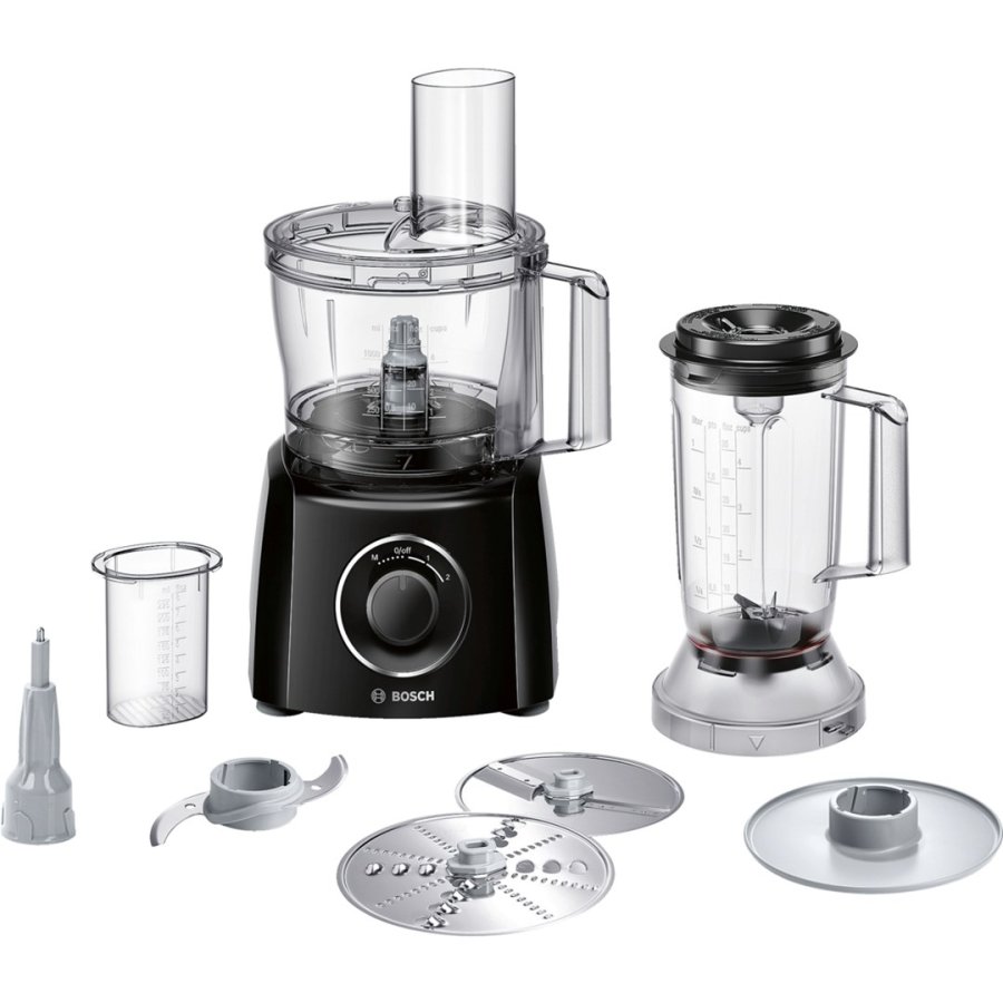 Bosch MCM3201B foodprocessor 800 W 2,3 L Sort, Transparent #1