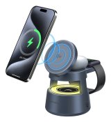 4smarts 541327 oplader til mobil enhed Hovedtelefoner, Smartphone, SmartWatch Gr� USB Tr�dl�s opladning Indend�rs #3