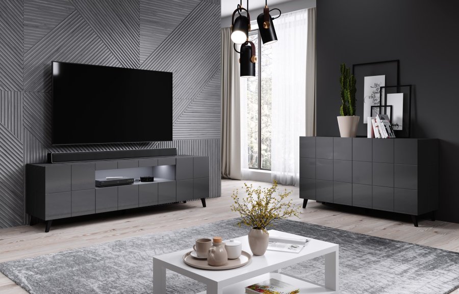 Cama REJA RTV GR TV stativ & underholdningscenter 2 skuffe(r) 2 hylder #9
