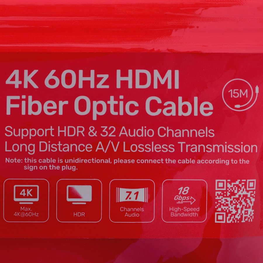 UNITEK HDMI KABEL 2.0 4K 60HZ AOC 15M #4