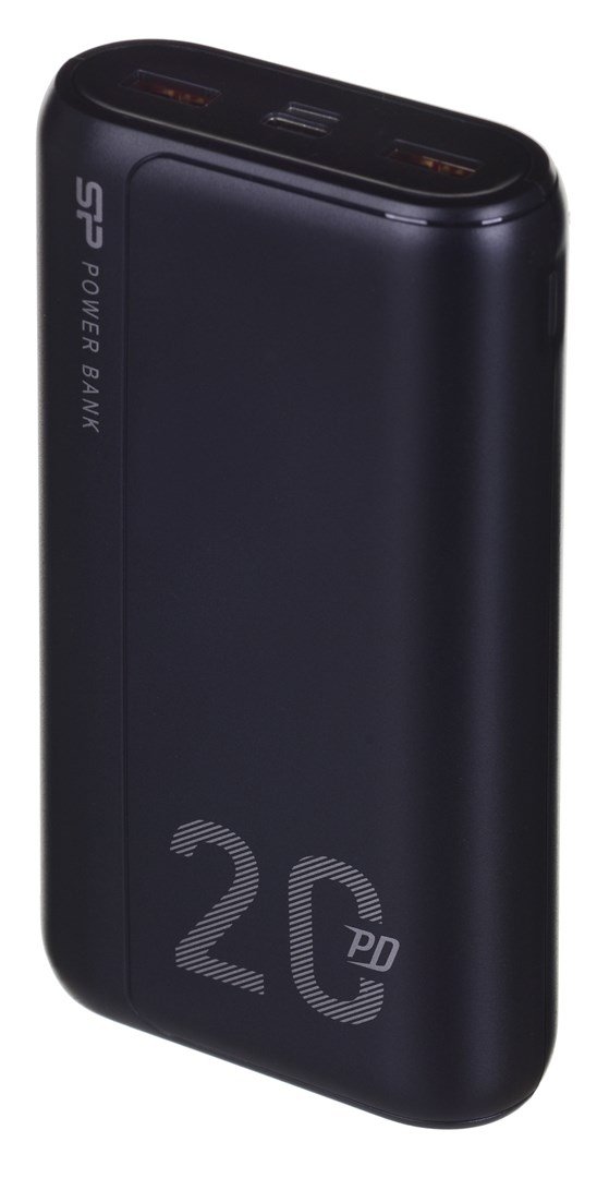 SILICON POWER QS15 Powerbank Eksternt batteri 20000 mAh 2x USB QC 3.0 1x USB-C PD (SP20KMAPBKQS150K) Sort #6