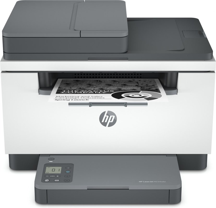 HP LaserJet MFP M234sdw Printer, Sort og hvid, Printer til Sm kontorer, Print, kopiering, scanning, Scan til e-mail; Scan til PDF; Kompakt strrelse; Energibesparende; Hurtig tosidet print; 40-arks ADF; Dual-band Wi-Fi #1