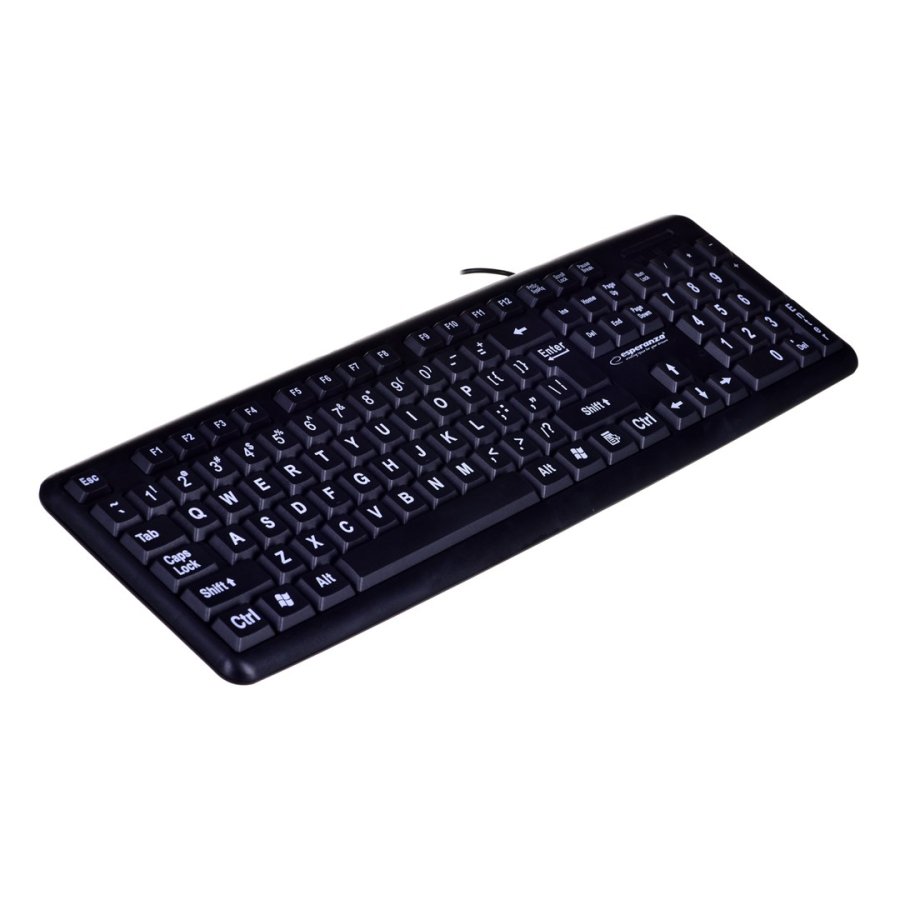 Esperanza EK129 USB QWERTY-tastatur britisk engelsk sort #2