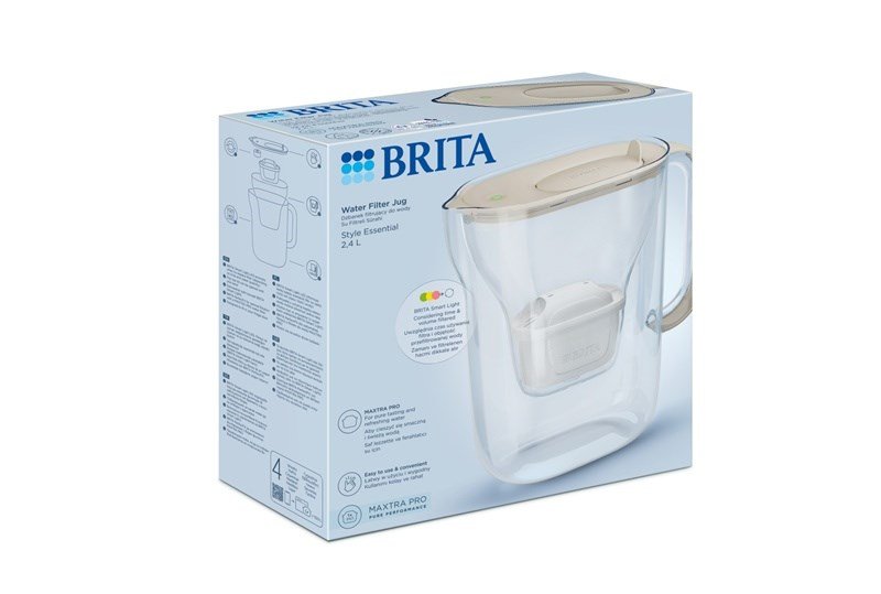 Brita Style Essential+1 Maxtra Pro PP filterkande (sandfarvet) #4