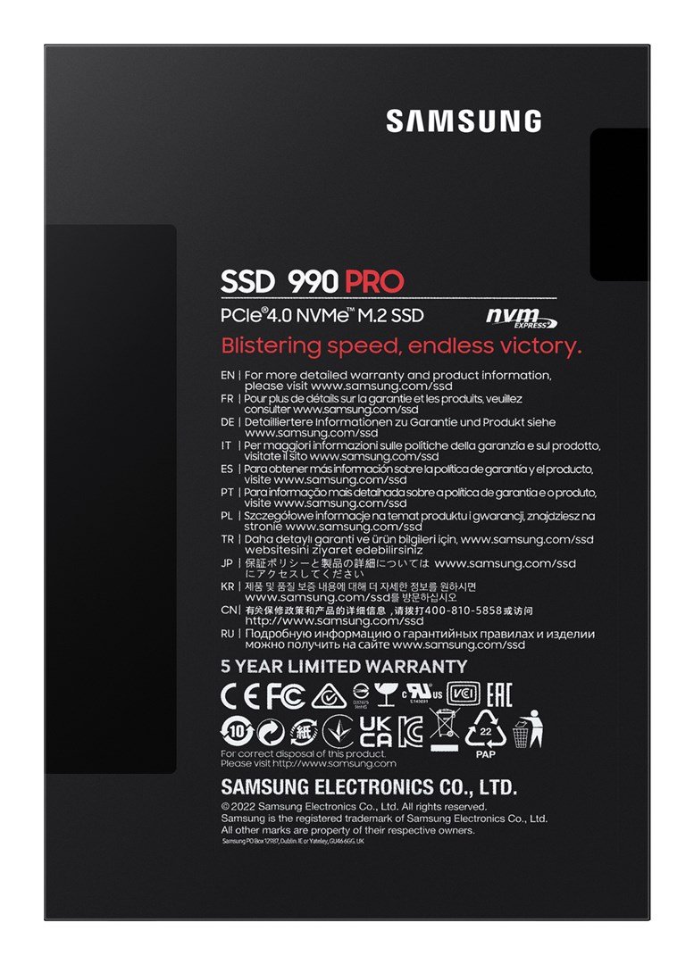 Samsung 990 PRO 1 TB M.2 PCI Express 4.0 NVMe V-NAND MLC #3