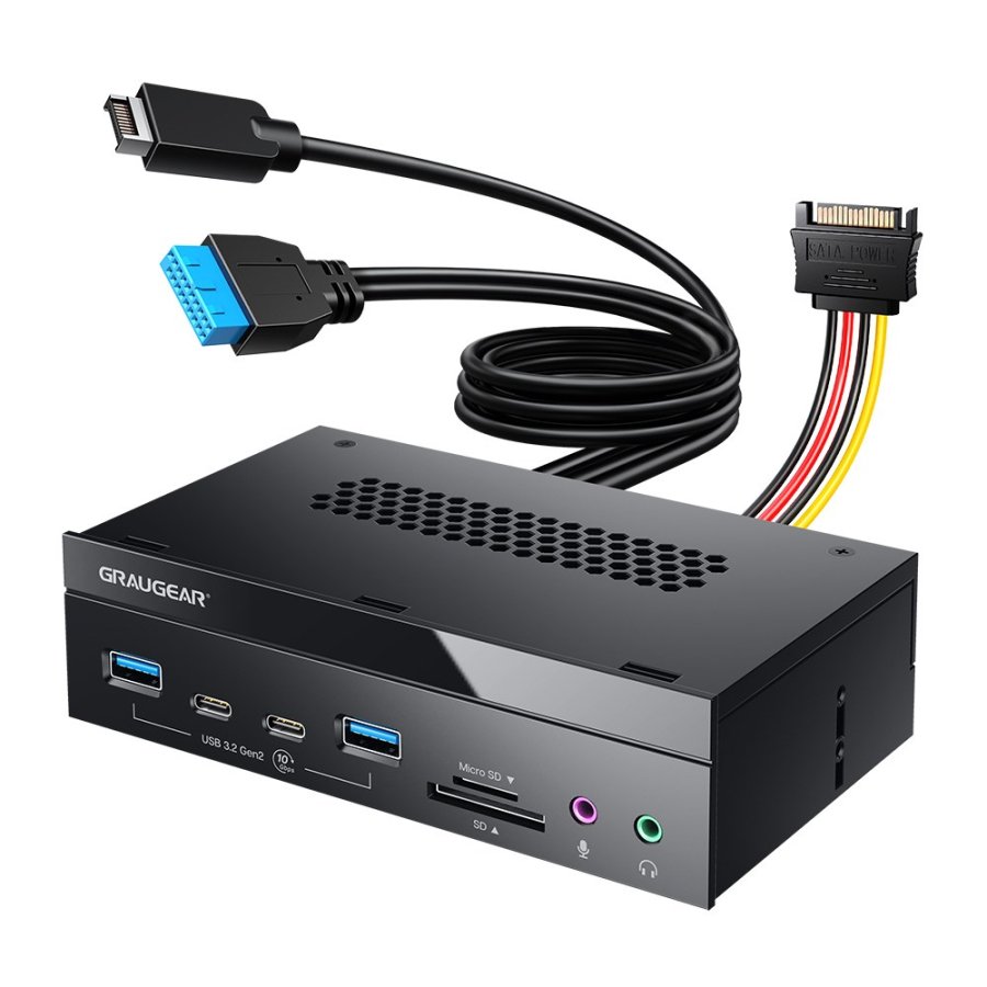GRAUGEAR G-MP03CR-AU interface hub 10000 Mbit/s #1
