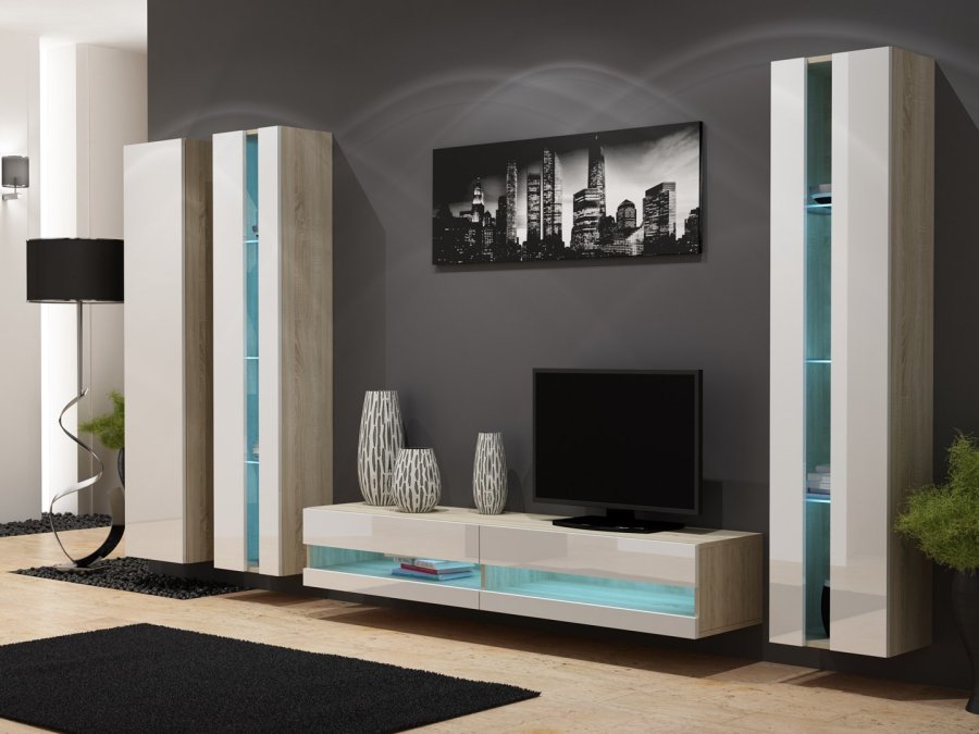 Cama RTVVIGO180N so/b TV stativ & underholdningscenter 2 hylder #2